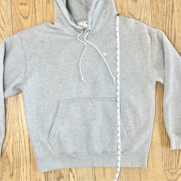 NIKE Men’s Logo Embroidered Cotton Blend Jersey Pullover Hoodie Size Medium - Picture 7 of 10